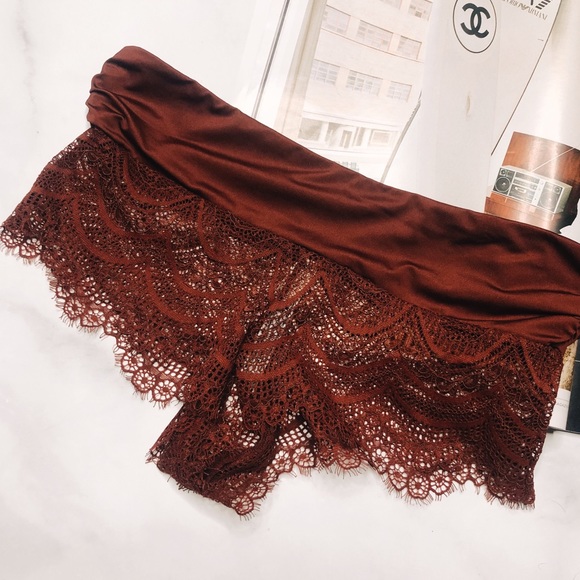 Free People Other - FREE PEOPLE | Lace Boy Short Underwear S